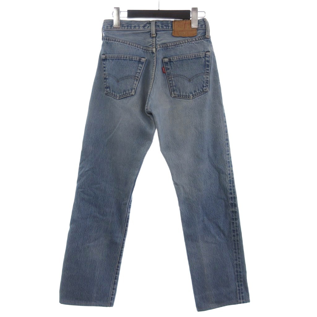 【中古】リーバイス Levi's 80s ビンテージ 501 デニム パンツ ジーンズ 赤耳 トップボタン524 ストレート ボタンフライ W28 薄青 レディース 【ベクトル 古着】 251203 2