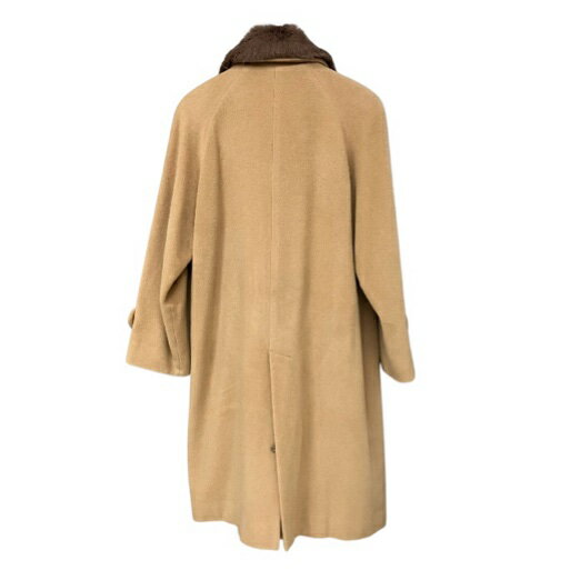 【中古】ブルックスフィールド BROOKS FIELD カシミヤ混 ウール コート BBLBW ブラウン 茶 レディース 【ベクトル 古着】 241227