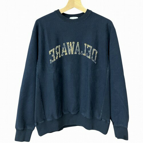 【中古】Blurhms ブラームス ROOTSTOCK ロゴ スウェット トレーナー 紺 ネイビー Free BHS-RKAW19011P メンズ 【ベクトル 古着】 250516