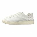 【中古】FOOT INDUSTRY フットインダストリー GOAT OP LEATHER スニーカー 白 ホワイト 45 28cm AUA322-100 メンズ 【ベクトル 古着】 250529(4)