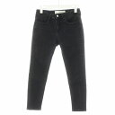 【中古】ヴィクトリアベッカム Victoria Beckham スキニーパンツ デニムパンツ ジーンズ ジーパン 26 黒 ブラック /AN39 ■GY41 レディース 【ベクトル 古着】 250625