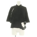 【中古】アンダーカバー UNDERCOVER 23SS Tシャツ カットソー クロップド 半袖 モックネック 2 黒 ブラック UC1C1805 /DF ■OS レディース 【ベクトル 古着】 250613