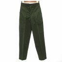 【中古】US AERMY 米軍 80s OG-507 ユーティリティトラウザーズ ベイカーパンツ スラックス センタープレス ミリタリー 28 31 オリーブ /UO メンズ 【ベクトル 古着】 250704