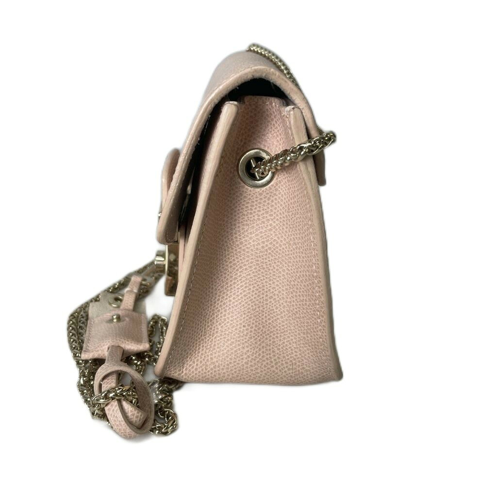 ブランド古着の買取販売ベクトルの【中古】フルラ FURLA メトロポリス レザーショルダーバッグ ミニポシェット ピンクベージュ ■GY06 レディース 【ベクトル 古着】 260129｜アングル3