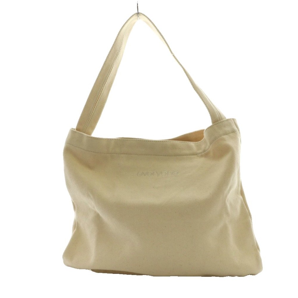 【中古】エブリワン everyone ショルダーバッグ shoulder bag キャンバス アイボリー /SS ■OS 【ベクトル 古着】 260412