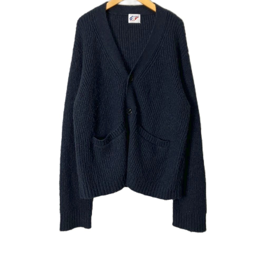 【中古】DEV INUSAGE ディベロップメントインアスエイジ モヘア混カーディガン ボレロ ONE SIZE ネイビー メンズ 【ベクトル 古着】 26..