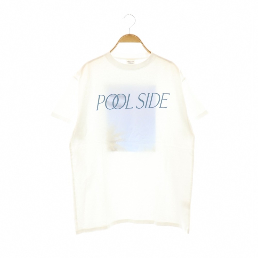 シンゾーン Shinzone 25SS POOLSIDE TEE Tシャツ カットソー 半袖 F 白 ホワイト /AT ■OS メンズ  260521