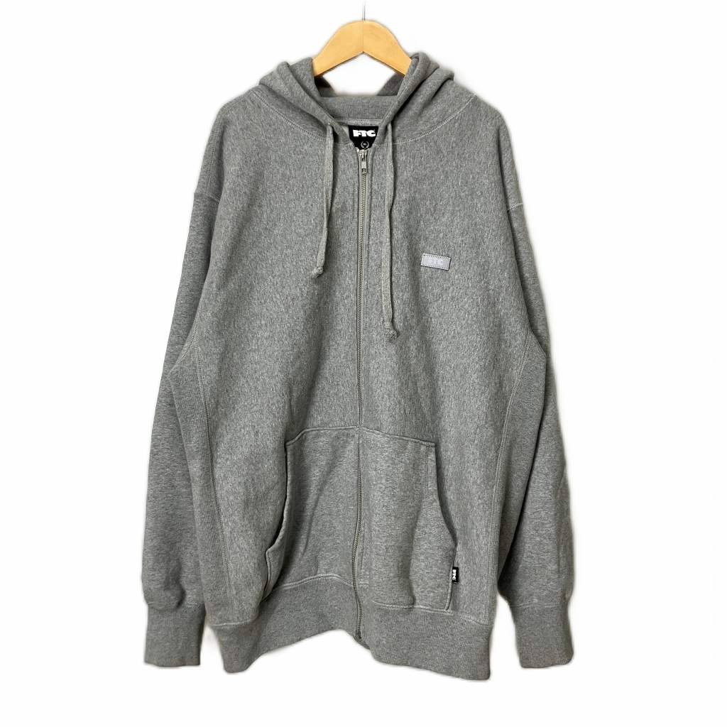 エフティーシー FTC REFLECTIVE SMALL BOX LOGO ZIP UP HOODY パーカー ジップフーディ XL グレー FTC025SPSW03 メンズ  260523