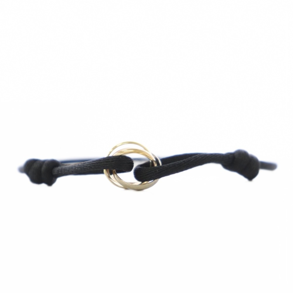【中古】カルティエ Cartier Trinty bracelet cord トリニティブレスレット コード...