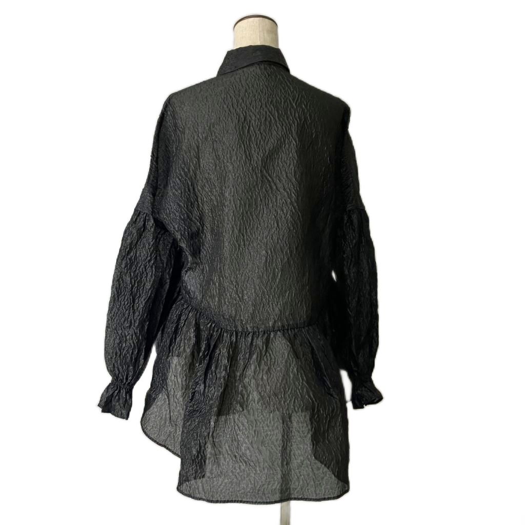 【中古】ミラオーウェン Mila Owen シャツ衿ボリュームブラウス 長袖 シャツ 0 ブラック レディース 【ベクトル 古着】 260711 auc-vector-21107014 ブランド古着の買取販売ベクトル サンプル画像2