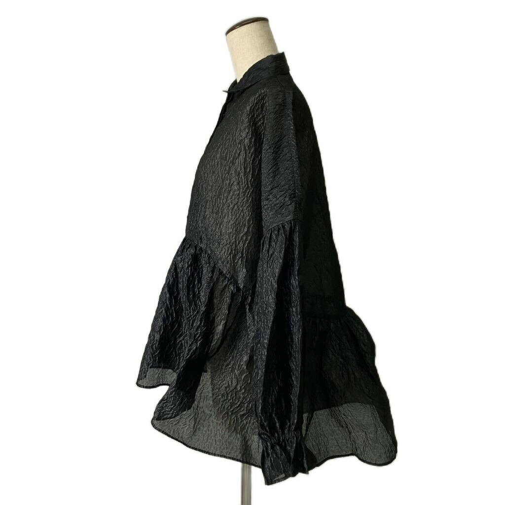 【中古】ミラオーウェン Mila Owen シャツ衿ボリュームブラウス 長袖 シャツ 0 ブラック レディース 【ベクトル 古着】 260711 auc-vector-21107014 ブランド古着の買取販売ベクトル サンプル画像3