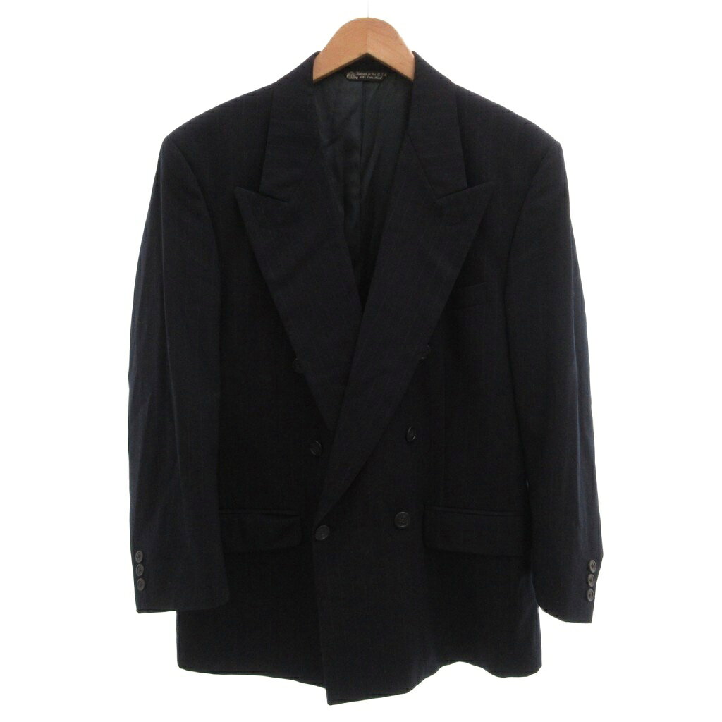 【中古】クリスチャンディオール Christian Dior セットアップ スーツ 紺 ネイビー...