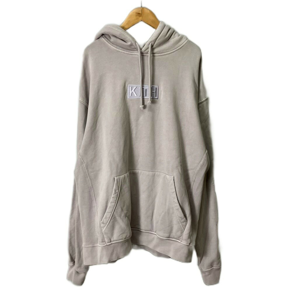 【中古】キスニューヨークシティ KITH NYC WILLIAMS III HOODIE OVERDYE パーカー フーディ M ベージュ KH2559 メンズ 【ベクトル 古着】 260820