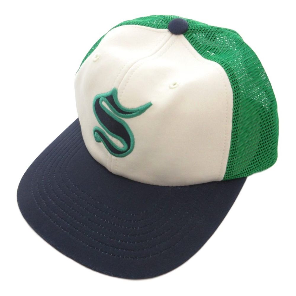 楽天市場】supreme sロゴ キャップ グリーンの通販