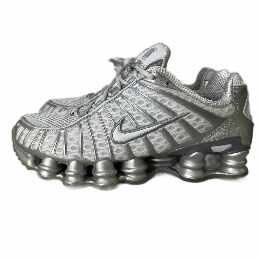 ナイキ NIKE Women's Shox TL "Pure Platinum and Metallic Silver" ウーマンズショックス スニーカー シューズ 26.5cm シルバー AR3566-003 メンズ レディース 260904