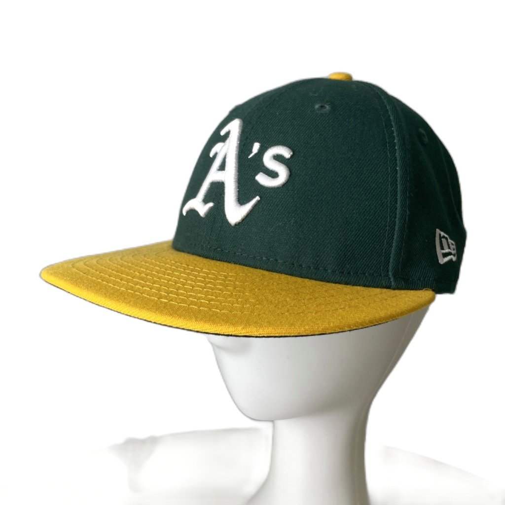 【中古】ニューエラ NEW ERA 59FIFTY オークランド アスレチックス ホーム A's キ...