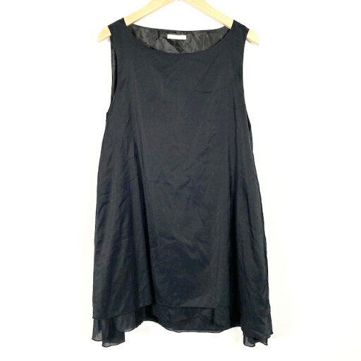 【中古】トゥービーシック TO BE CHIC ノースリーブ チュニック ワンピース ドレス 無地 ブラック 黒 レディース 【ベクトル 古着】 240822 【中古】トゥービーシック TO BE CHIC ノースリーブ チュニック ワンピース ドレス 無地 ブラック 黒 レディース 【ベクトル 古着】 240822
