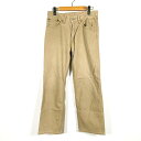 【中古】リーバイス Levi's 702 ストレートパンツ ボトムス 無地 ベージュ 30インチ メンズ 【ベクトル 古着】 240901