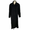 【中古】ADVANCE MORE カシミヤ100% ロングコート アウター 裏地シルク 長袖 黒 ブラック レディース 【ベクトル 古着】 250214(4)