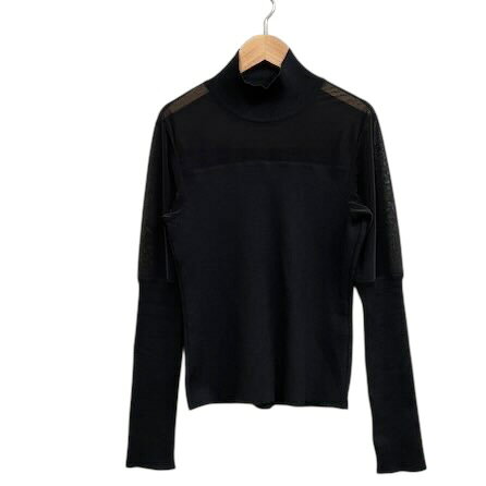 【中古】レリアン Leilian 長袖ハイネックTシャツ リブ編み シアー切替 ブラック サイズ11 L相当 レディース 【ベクトル 古着】 260312ブランドレリアン Leilian表記サイズ11 L相当実寸サイズ肩幅：40cm　身幅：42cm　着丈：55cm　袖丈：60cm　　素材表地:毛 100% 部分使い:ポリエステル 100%色ブラック状態一般的な使用感はございますが、大きく目立つ汚れやダメージもなく状態は良好です。※あくまでも中古品ですので掲載写真や記載内容をご確認いただき、ご理解の上ご購入ください。 商品のお問い合わせの回答を休止しております。＊各商品ページの商品詳細等をご確認の上ご購入ください。【中古】レリアン Leilian 長袖ハイネックTシャツ リブ編み シアー切替 ブラック サイズ11 L相当 レディース 【ベクトル 古着】 260312状態ランク　”AB”詳細については、下記および「状態ランクについて」ページをご覧ください。未使用・新品の商品ほぼ新品同様の商品使用感が少なく、かなり状態の良い商品使用感はあるが、傷や汚れの少ない商品使用感の他、傷や汚れが見られる商品かなり大きな傷みがある難あり商品※S〜CランクはUSED品となりますので、使用感をご理解の上でご入札下さい。状態ランクについてinformationブランドレリアン Leilian表記サイズ11 L相当実寸サイズ肩幅：40cm　身幅：42cm　着丈：55cm　袖丈：60cm　　素材表地:毛 100% 部分使い:ポリエステル 100%色ブラック状態一般的な使用感はございますが、大きく目立つ汚れやダメージもなく状態は良好です。※あくまでも中古品ですので掲載写真や記載内容をご確認いただき、ご理解の上ご購入ください。 商品のお問い合わせの回答を休止しております。＊各商品ページの商品詳細等をご確認の上ご購入ください。本商品は一点物です他サイトや店舗にて販売している商品です。多少のお時間差にて欠品になることもございます。予めご了承頂ますようお願い致します。ベクトル・サイズガイドはこちらこの商品と同じブランドの商品を見る