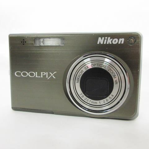 【中古】Nikon ニコン COOLPIX S700 コンパクトデジタルカメラ 1210万画素 光学3倍ズーム カーキ その他 【ベクトル 古着】 240211