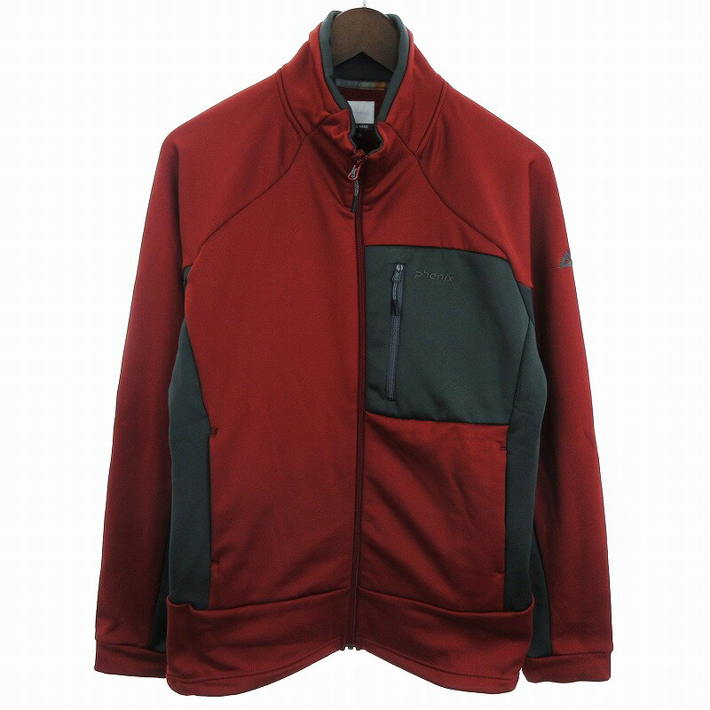 フェニックス PHENIX SHREWD JACKET M DR ジップアップ ブルゾン ジャケット 裏フリース PH852KT14 ダークレッド S メンズ  240418