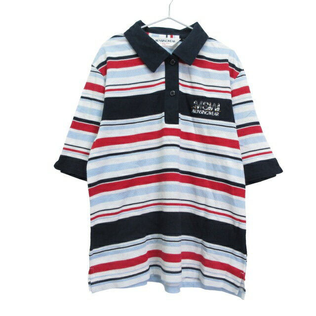 【中古】マンシングウェア MUNSINGWEAR ポロシャツ 半袖 ボーダー マルチカラー Mサイズ 0624 レディース 【ベクトル 古着】 240624ブランドマンシングウェア MUNSINGWEAR表記サイズM実寸サイズ肩幅：39cm　身幅：47cm　着丈：58cm　袖丈：26cm　　色マルチカラー状態全体的にやや使用感がありますが、その他に大きく目立ったダメージはなく、問題なくご使用いただける商品です。 ※あくまでも中古品ですので掲載写真や記載内容をご確認いただき、ご理解の上ご購入ください。商品のお問い合わせの回答を休止しております。＊各商品ページの商品詳細等をご確認の上ご購入ください。【中古】マンシングウェア MUNSINGWEAR ポロシャツ 半袖 ボーダー マルチカラー Mサイズ 0624 レディース 【ベクトル 古着】 240624状態ランク　”AB”詳細については、下記および「状態ランクについて」ページをご覧ください。未使用・新品の商品ほぼ新品同様の商品使用感が少なく、かなり状態の良い商品使用感はあるが、傷や汚れの少ない商品使用感の他、傷や汚れが見られる商品かなり大きな傷みがある難あり商品※S〜CランクはUSED品となりますので、使用感をご理解の上でご入札下さい。状態ランクについてinformationブランドマンシングウェア MUNSINGWEAR表記サイズM実寸サイズ肩幅：39cm　身幅：47cm　着丈：58cm　袖丈：26cm　　色マルチカラー状態全体的にやや使用感がありますが、その他に大きく目立ったダメージはなく、問題なくご使用いただける商品です。 ※あくまでも中古品ですので掲載写真や記載内容をご確認いただき、ご理解の上ご購入ください。商品のお問い合わせの回答を休止しております。＊各商品ページの商品詳細等をご確認の上ご購入ください。本商品は一点物です他サイトや店舗にて販売している商品です。多少のお時間差にて欠品になることもございます。予めご了承頂ますようお願い致します。ベクトル・サイズガイドはこちらこの商品と同じブランドの商品を見る