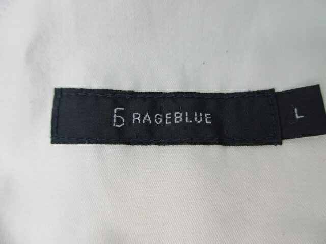 【中古】レイジブルー RAGEBLUE パンツ スラックス ベージュ系 Lサイズ v0712087 ■FF 0726 メンズ 【ベクトル 古着】 240726