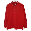 【中古】ミラショーン mila schon SPORTS 長袖 ポロシャツ ゴルフ ? レッド k1508 0122 メンズ 【ベクトル 古着】 250122