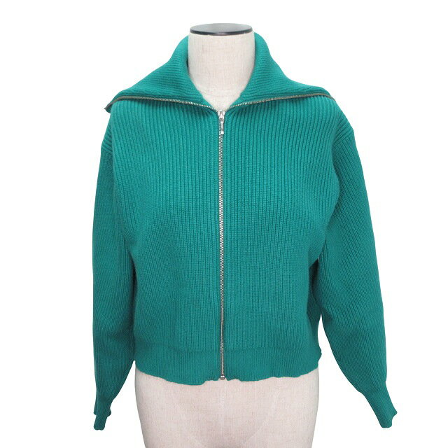 【中古】プラステ PLST 長袖 ニット ドライバーズカーディガン M グリーン k1362 0919 レディース 【ベ..