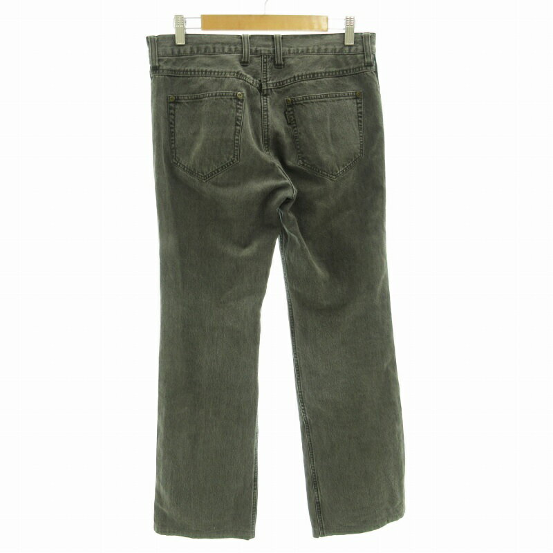 【中古】ムッシュニコル monsieur NICOLE デニムパンツ ジーンズ ストレート サイドライン 側章 46 S グレー /FF 1114 メンズ 【ベクトル 古着】 241114