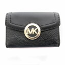【中古】マイケルコース MICHAEL KORS キーケース 6連 ロゴ レザー 黒 ブラック /VU◆ 1228 レディース 【ベクトル 古着】 241228(4)