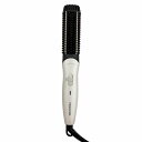 【中古】テスコム TESCOM 美品 マイナスイオン コンパクトブラシアイロン ヘアアイロン ヒートブラシ くし形 ストレート カール TB460A 白 ホワイ...