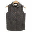 【中古】マッキントッシュフィロソフィー MACKINTOSH PHILOSOPHY キルティングベスト 中綿 38 M ダークグレー /AE レディース 【ベク...