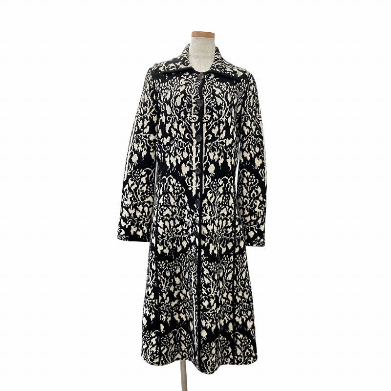 ETRO ペガソボタン付き ブークレダスターコート ホワイト 楽天市場】エトロ(コート・ジャケット|レディースファッション