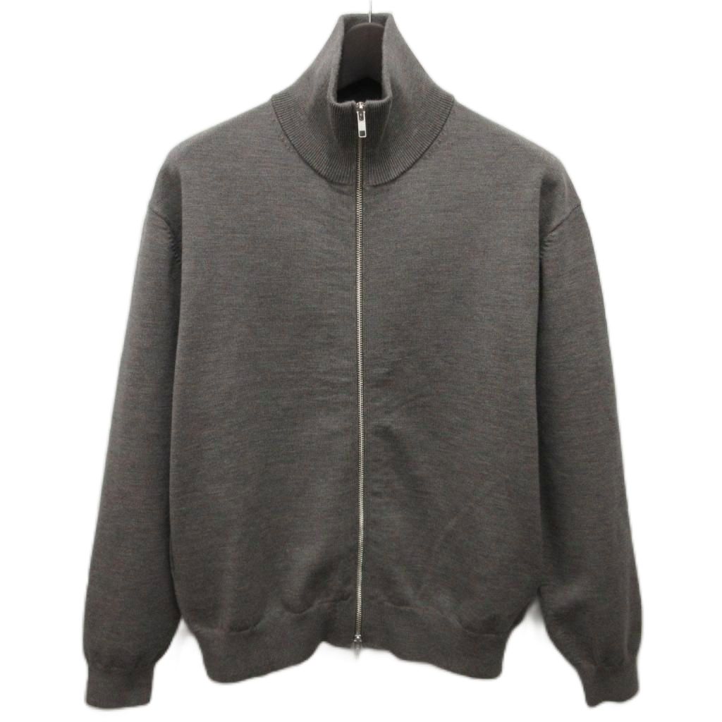 乐天商城 - 【中古】B&Y ユナイテッドアローズ BEAUTY&YOUTH ビューティー&ユース 美品 ハイブリッド ウール ドライバーズ ジャケット ニット セーター ハイネック ダブルジップ ウール S グレー 1228-1-000000 メンズ 【ベクトル 古着】 260314