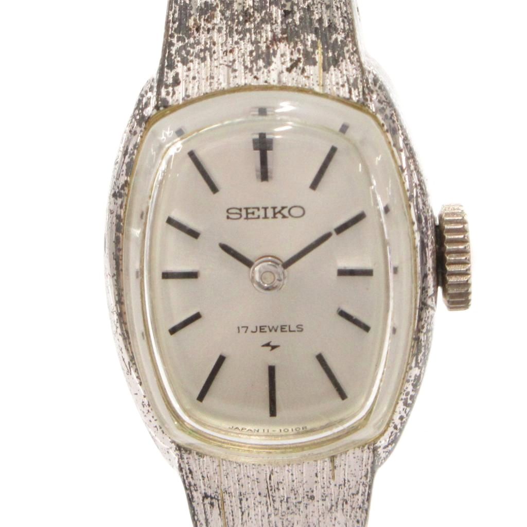 【中古】セイコー SEIKO ブランド腕時計 シルバーカラー クォーツ アナログ バーインデックス /TQ ■GY99 レディース 【ベクトル 古着】 260509