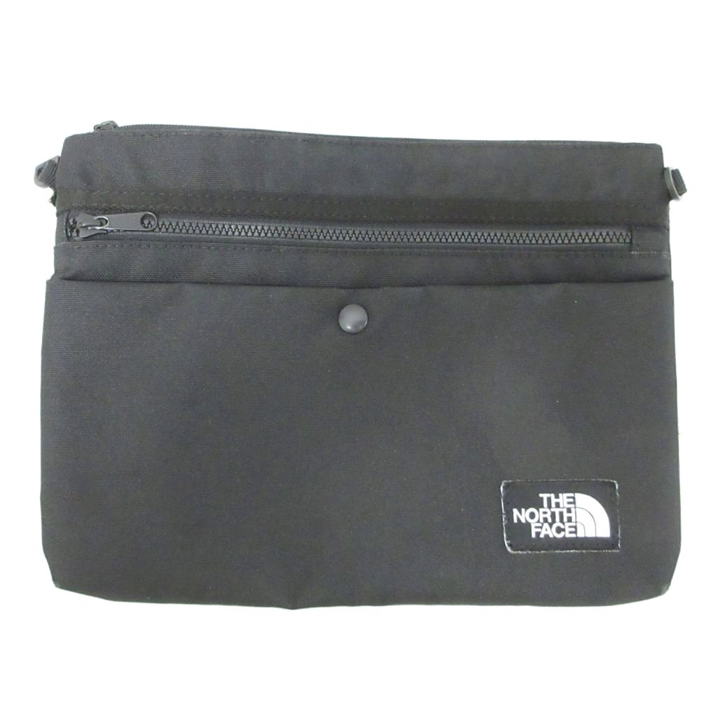 【中古】ザノースフェイス THE NORTH FACE ショルダーバッグ サコッシュ ロゴ 黒 ブラック ■IBO96 メンズ 【ベクトル 古着】 260521(4.0)