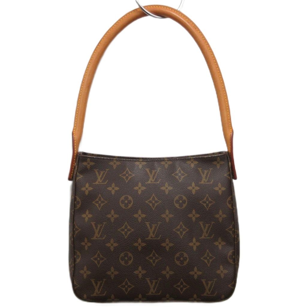 ルイヴィトン LOUIS VUITTON ルーピングMM M51146 モノグラム ショルダーバッグ ワンショルダー セミショルダー ハンドバッグ 総柄 茶 ブラウン ☆AA★ レディース  260708