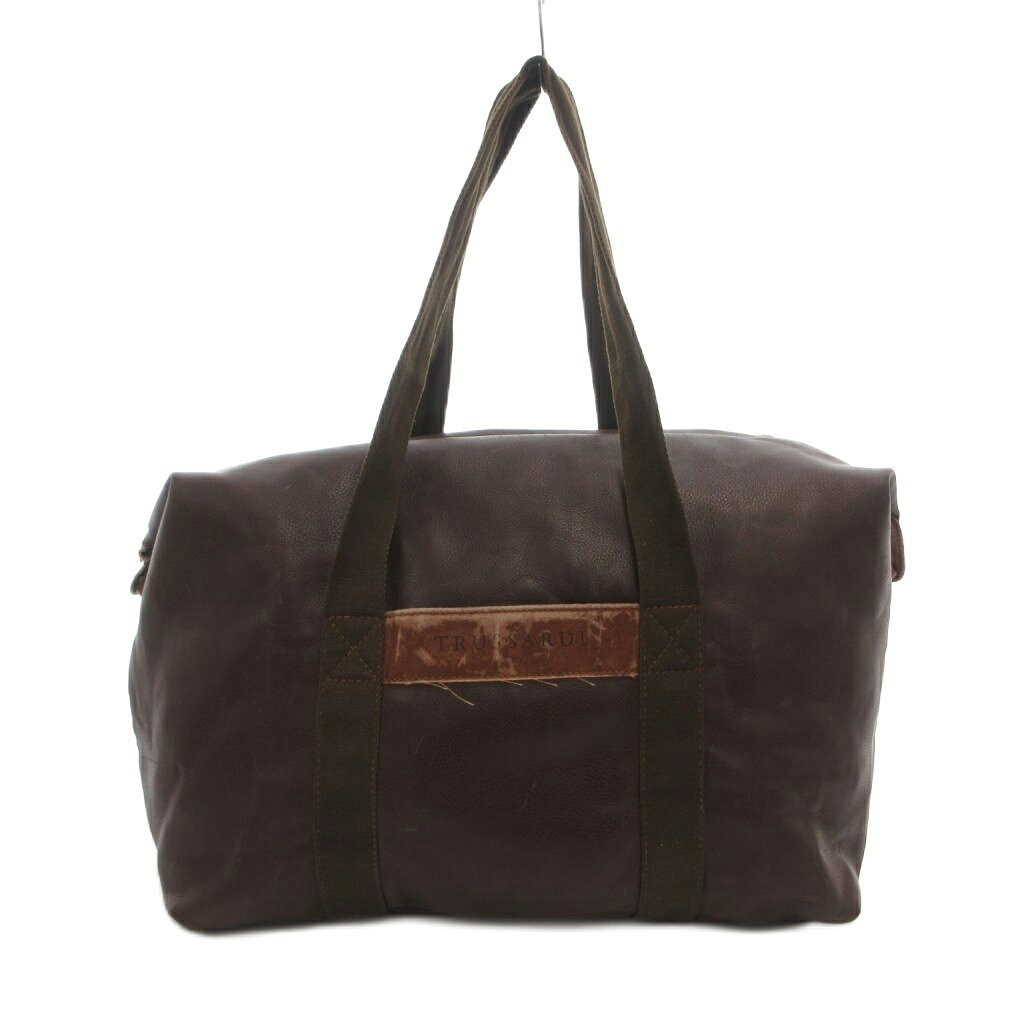 【中古】トラサルディ TRUSSARDI トートバッグ ハンドバッグ 茶 ブラウン ロゴパッチ レザー /MX メンズ レディース 【ベクトル 古着】 260728ブランドトラサルディ TRUSSARDI表記サイズサイズ表記なし(実寸サイズをご参考ください。)実寸サイズ持ち手の長さ：82cm　ヨコ：47cm　タテ：38cm　マチ：17cm　ショルダーの長さ：ーcm　　素材レザー色ブラウン仕様マジックテープ付きポケット1つ ファスナー開閉状態レザー部分が劣化しており剥がれています 表面にスレがあります ※全体的に中古品としての使用感とダメージがありますが、通常使用には支障のない商品です。 掲載写真や記載内容をご確認いただき、ご理解の上ご購入ください。付属品付属品なし備考代理店表記なし こちらのお品物は店舗で保管しておらず、店頭販売出来かねます。（※お取り寄せも出来かねます）商品のお問い合わせの回答を休止しております。＊各商品ページの商品詳細等をご確認の上ご購入ください。【中古】トラサルディ TRUSSARDI トートバッグ ハンドバッグ 茶 ブラウン ロゴパッチ レザー /MX メンズ レディース 【ベクトル 古着】 260728状態ランク　”B”詳細については、下記および「状態ランクについて」ページをご覧ください。未使用・新品の商品ほぼ新品同様の商品使用感が少なく、かなり状態の良い商品使用感はあるが、傷や汚れの少ない商品使用感の他、傷や汚れが見られる商品かなり大きな傷みがある難あり商品※S〜CランクはUSED品となりますので、使用感をご理解の上でご入札下さい。状態ランクについてinformationブランドトラサルディ TRUSSARDI表記サイズサイズ表記なし(実寸サイズをご参考ください。)実寸サイズ持ち手の長さ：82cm　ヨコ：47cm　タテ：38cm　マチ：17cm　ショルダーの長さ：ーcm　　素材レザー色ブラウン仕様マジックテープ付きポケット1つ ファスナー開閉状態レザー部分が劣化しており剥がれています 表面にスレがあります ※全体的に中古品としての使用感とダメージがありますが、通常使用には支障のない商品です。 掲載写真や記載内容をご確認いただき、ご理解の上ご購入ください。付属品付属品なし備考代理店表記なし こちらのお品物は店舗で保管しておらず、店頭販売出来かねます。（※お取り寄せも出来かねます）商品のお問い合わせの回答を休止しております。＊各商品ページの商品詳細等をご確認の上ご購入ください。本商品は一点物です他サイトや店舗にて販売している商品です。多少のお時間差にて欠品になることもございます。予めご了承頂ますようお願い致します。ベクトル・サイズガイドはこちらこの商品と同じブランドの商品を見る