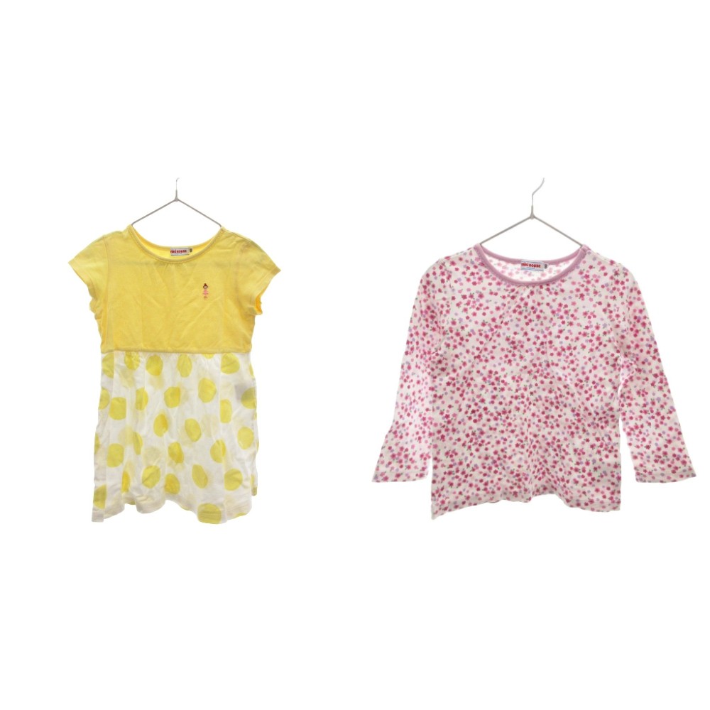 【中古】ミキハウス mikihouse ロンT 長袖カットソー 半袖ワンピース 2点セット まとめ売り 花柄 ドット柄 100 黄 イエロー 紫 パープル /OB キッズ 【ベクトル 古着】 260826ブランドミキハウス mikihouse表記サイズ100実寸サイズ※セット販売のため実寸サイズは計測しておりません。サイズ欄に記載している表記サイズをご参考ください。　素材綿、ポリエステル色黄 イエロー 紫 パープル 状態使用感が少なく、かなり状態の良い商品です。 ※あくまでも中古品ですので掲載写真や記載内容をご確認いただき、ご理解の上ご購入ください。付属品付属品なし、写真に写っている物が全てです。備考（株）ミキハウス こちらのお品物は店舗で保管しておらず、店頭販売出来かねます。（※お取り寄せも出来かねます）商品のお問い合わせの回答を休止しております。＊各商品ページの商品詳細等をご確認の上ご購入ください。【中古】ミキハウス mikihouse ロンT 長袖カットソー 半袖ワンピース 2点セット まとめ売り 花柄 ドット柄 100 黄 イエロー 紫 パープル /OB キッズ 【ベクトル 古着】 260826状態ランク　”A”詳細については、下記および「状態ランクについて」ページをご覧ください。未使用・新品の商品ほぼ新品同様の商品使用感が少なく、かなり状態の良い商品使用感はあるが、傷や汚れの少ない商品使用感の他、傷や汚れが見られる商品かなり大きな傷みがある難あり商品※S〜CランクはUSED品となりますので、使用感をご理解の上でご入札下さい。状態ランクについてinformationブランドミキハウス mikihouse表記サイズ100実寸サイズ※セット販売のため実寸サイズは計測しておりません。サイズ欄に記載している表記サイズをご参考ください。　素材綿、ポリエステル色黄 イエロー 紫 パープル 状態使用感が少なく、かなり状態の良い商品です。 ※あくまでも中古品ですので掲載写真や記載内容をご確認いただき、ご理解の上ご購入ください。付属品付属品なし、写真に写っている物が全てです。備考（株）ミキハウス こちらのお品物は店舗で保管しておらず、店頭販売出来かねます。（※お取り寄せも出来かねます）商品のお問い合わせの回答を休止しております。＊各商品ページの商品詳細等をご確認の上ご購入ください。本商品は一点物です他サイトや店舗にて販売している商品です。多少のお時間差にて欠品になることもございます。予めご了承頂ますようお願い致します。ベクトル・サイズガイドはこちらこの商品と同じブランドの商品を見る