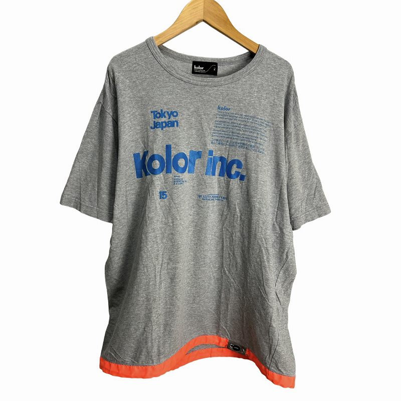 楽天市場】KOLOR(柄ロゴ)(Tシャツ・カットソー|トップス 楽天市場】KOLOR(柄ロゴ)(Tシャツ・カットソー|トップス