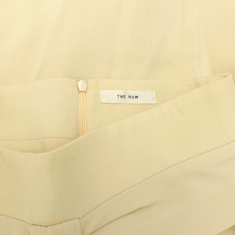 【中古】ザロウ THE ROW ウエストギャザーロングスカート マキシ丈 2 ベージュ /MI ■OS レディース 【ベクトル 古着】 240613