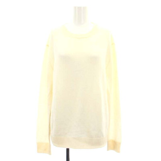【中古】ジルサンダープラス JIL SANDER+ ウール クルーネックニット セーター 長袖 34 アイボリー /HS ■OS レディース 【ベクトル 古着】 240524 【中古】ジルサンダープラス JIL SANDER+ ウール クルーネックニット セーター 長袖 34 アイボリー /HS ■OS レディース 【ベクトル 古着】 240524