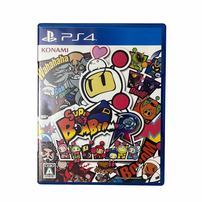 コナミ KONAMI SUPER BOMBERMAN R ボンバーマン PS4 テレビゲーム ゲームソフト 青 ブルー その他  240923