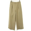 【中古】ロペピクニック ROPE Picnic ワイドパンツ スラックス 38 M ライトベージュ /DK レディース 【ベクトル 古着】 250124