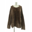 【中古】ザラ ZARA KNIT ニット クルーネック 長袖 S ブラウン 9919/103/676 /NQ レディース 【ベクトル 古着】 250217(4)