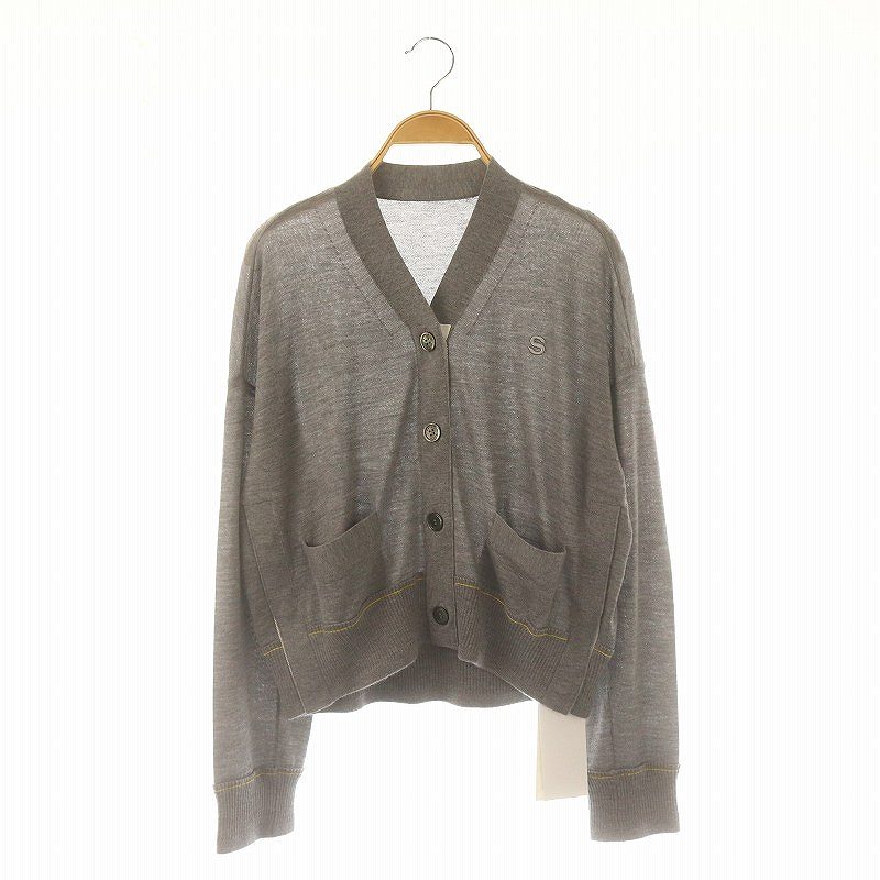 楽天市場】sacai カーディガン(カラーグレー)(レディース 楽天市場】sacai カーディガン(カラーグレー)(レディース