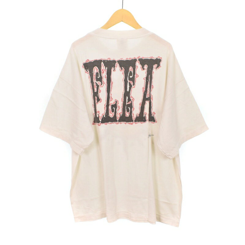 【中古】未使用品 セントマイケル SAINTMICHAEL 24AW CP_SS TEE SUN Tシャツ 半袖 プリント XL 白 ホワイト SM-YS1-0000-C02 メンズ 【ベクトル 古着】 250415