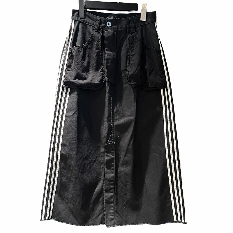 【中古】キャンディストリッパー Candy Stripper リバース ライン ロング スカート セミタイトスカート 1 S 黒 ブラック 1199308 レディース 【ベクトル 古着】 250622